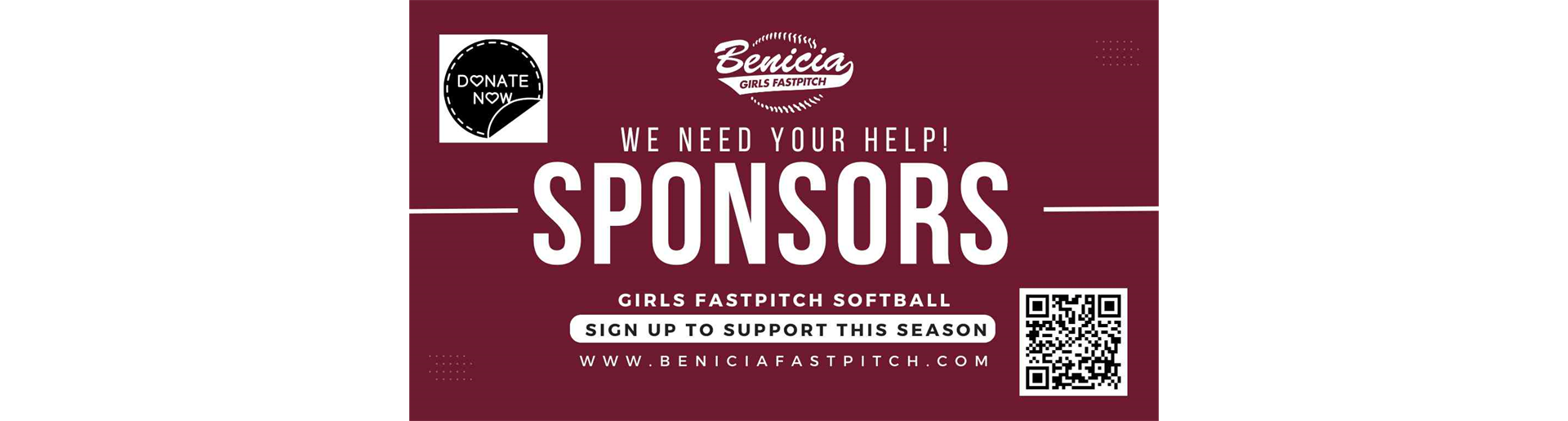 Sponsors Needed for 2025 Season